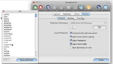 12. Word Prediction Tutorial Software Claro Software reading and writing support Africa