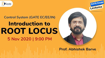 Control System (EC/EE/IN) - Introduction to Root Locus - 5 Nov, 9 PM