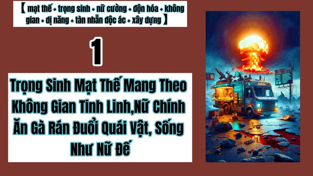1Trọng Sinh Mạt Thế Mang Theo Không Gian Tinh Linh,Nữ Chính Ăn Gà Rán Đuổi Quái Vật, Sống Như Nữ Đế.