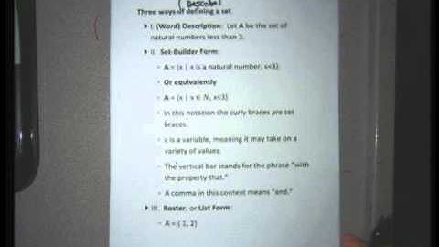 MAT 142 section 2 1 Set Concepts