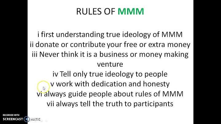 IDEOLOGY OF MMM