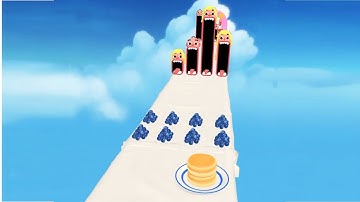 Pancake Run 🥞 🏃 (All levels 41-45) Walkthrough - iOS,android Games