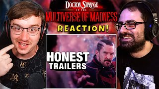 HONEST TRAILERS DR STRANGE MULTIVERSE OF MADNESS REACTION! (MCU)