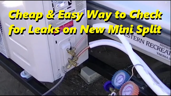 Cheap & Best Way to Check for Leaks on Mini Split