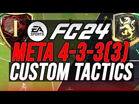 BEST META 433 ANTI-PRESSURE CUSTOM TACTICS - EA FC 24