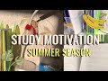 STUDY MOTIVATION #6 📚 SUMMER SEASON ☀️|МОТИВАЦИЯ НА УЧЁБУ ЛЕТОМ 📚🌸| #study #учёба