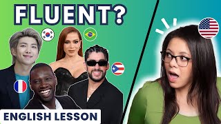 Improve Your English Fluency with Celebrities! ⭐ Do you speak like them?