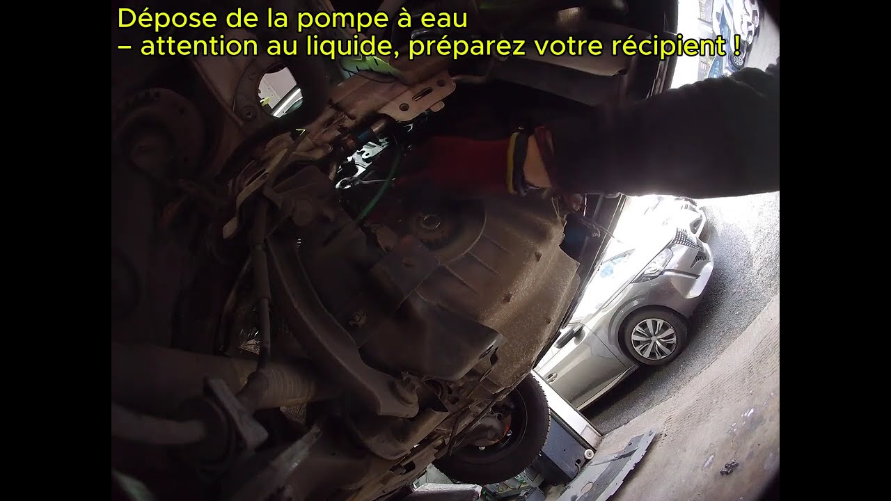 Renault Kangoo – Remplacement de la courroie de distribution et accessoires | Étapes complètes