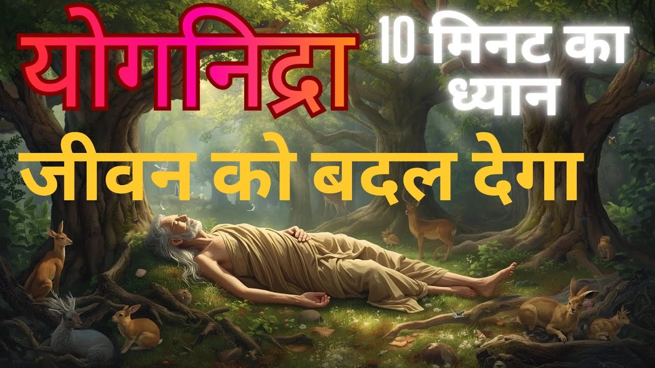Yoga Nidra Meditation || योगनिद्रा 10 मिनट का जीवन बदलने वाला ध्यान || Savasana Meditation || Dhyan 