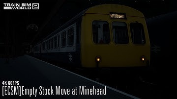 [ECSM]Empty Stock Move at Minehead - West Somerset Railway - Class 101 - Train Sim World 2