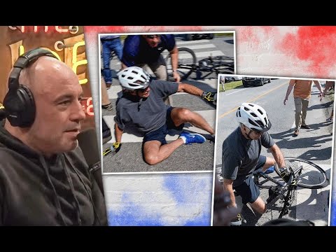 Joe Rogan Watches Joe Biden Fall Off His Bike