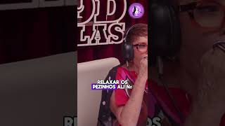 MARCIA SENSITIVA TEM PISCINA PRA COLOCAR SÓ O PÉ KKKKKK🤣🤣 #shorts | PodcatsDelas Cortes