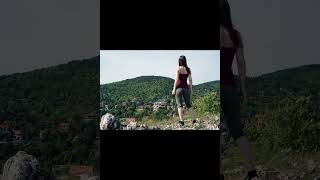 Pretty brunette with curves in the nature❤️🌿links on my youtube(NO OF)