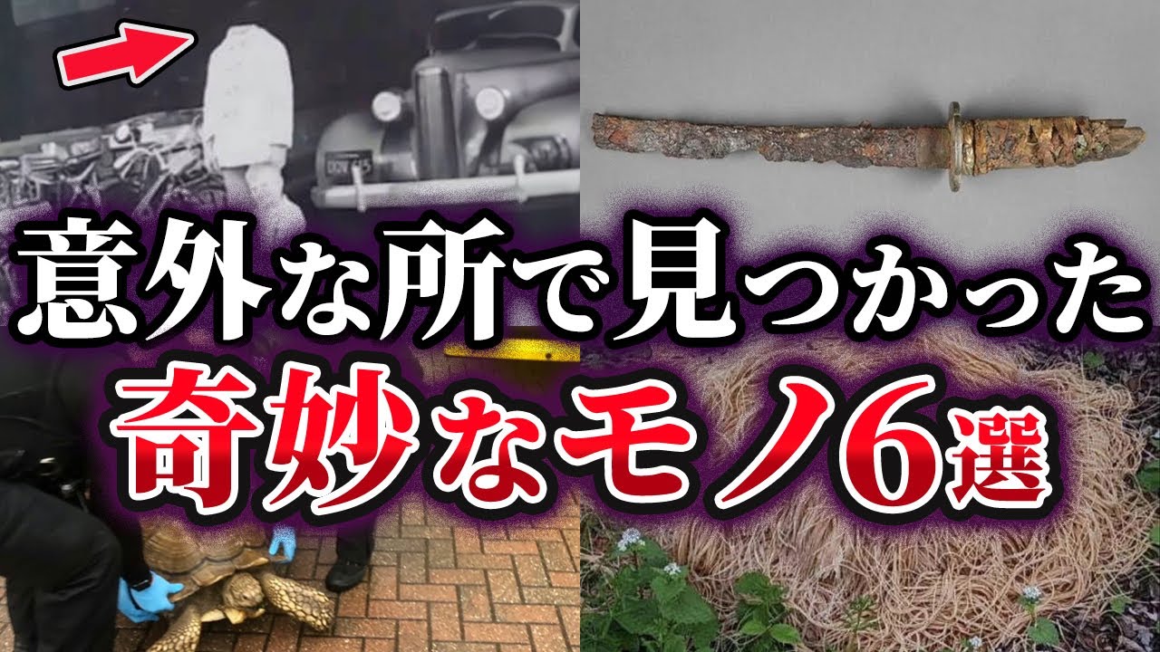 【ゆっくり解説】意外なところで見つかった奇妙なモノ6選