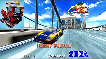 Scud Race/Sega Super GT - [Attract Mode] 1P Arcade INTRO