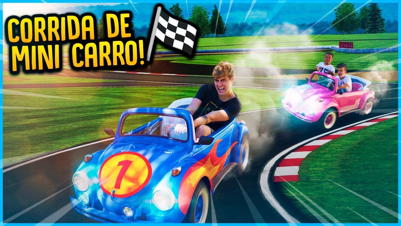 Mini Corrida de carros em COQUINHOS