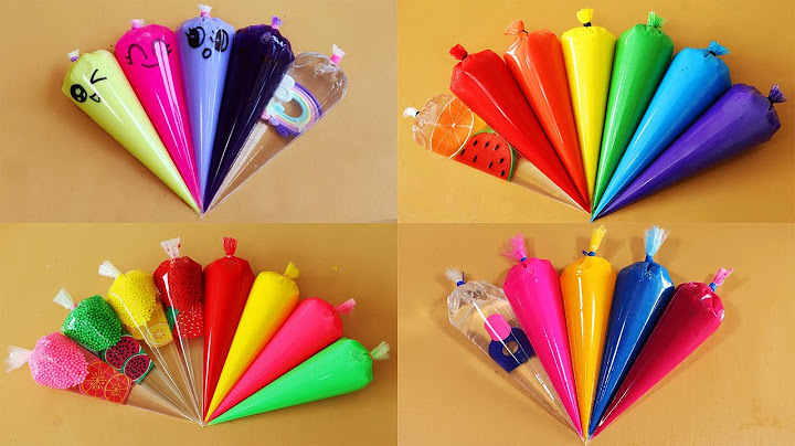 Making Slime with Piping Bags! Most Satisfying Slime Video★ASMR★#ASMR #PipingBags #359