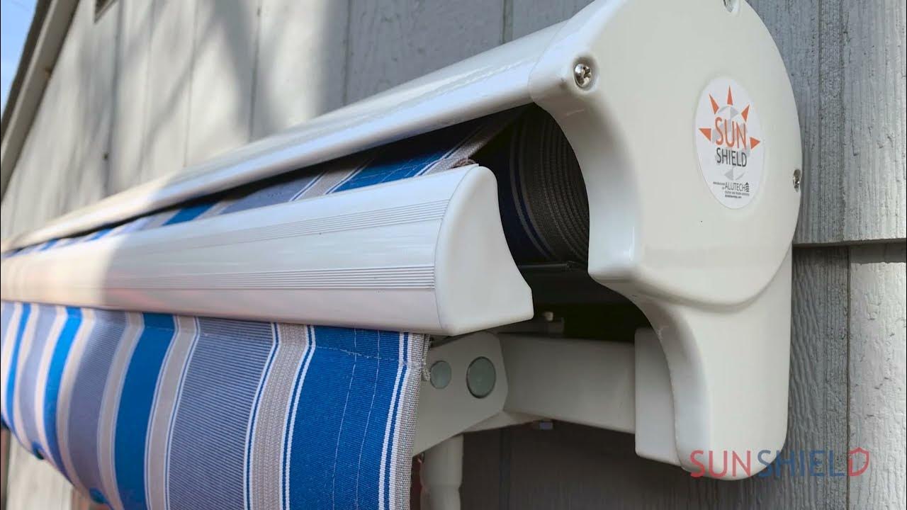 Sunshield Retractable Awnings Alutech United YouTube
