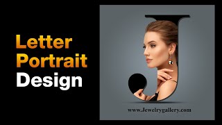 How to Create Letter Portrait in Photoshop | Alphabet and Portrait Design screenshot 4