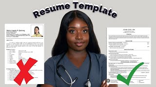 Create a Winning Resume with this Template/ USRN/ Foreign Educated Nurses