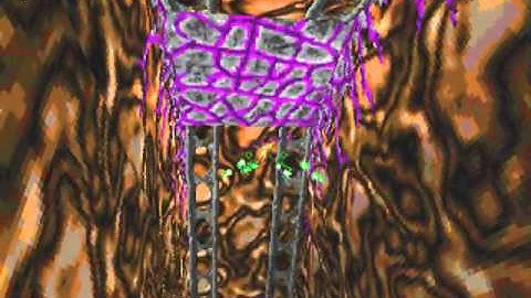 Descent II Vertigo, Level 13, insane difficulty, cold start, no death, full rescue, 116HP