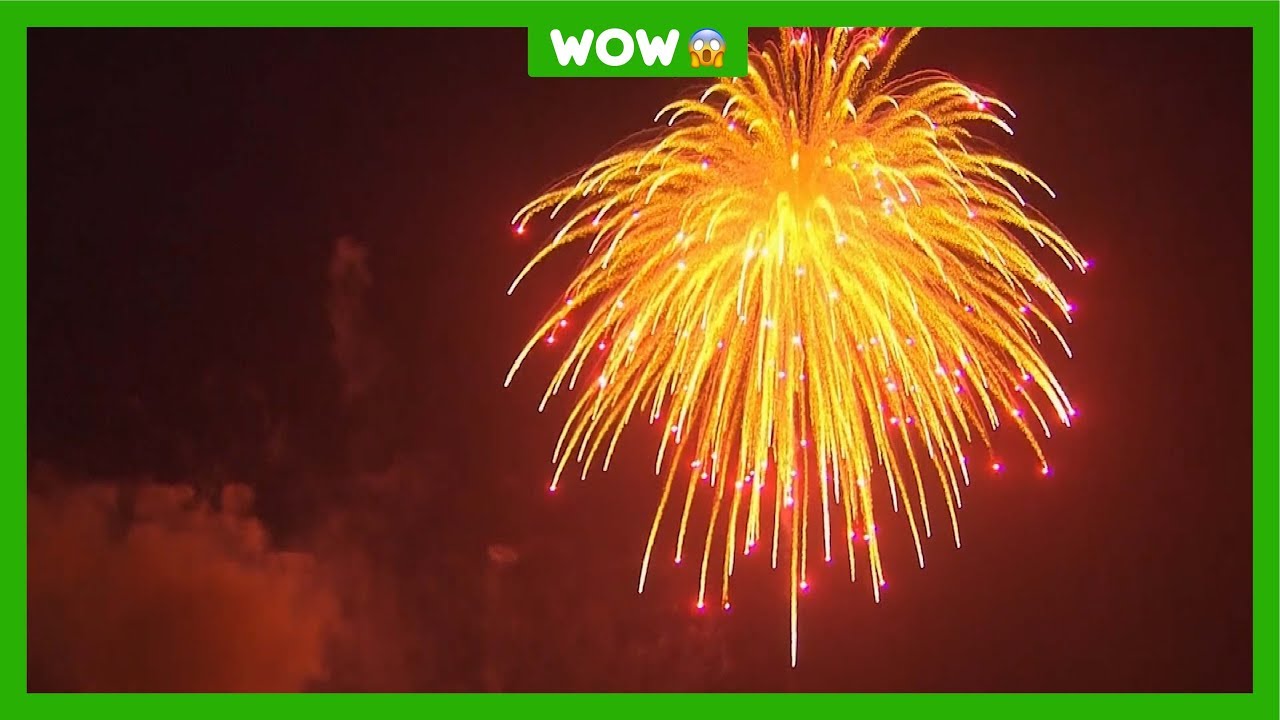 Dit is het grootste stuk vuurwerk (1000 kilo!) ooit YouTube