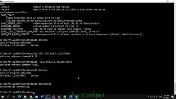 How To Disconnect A Device Connected via ADB in CMD on Windows 10