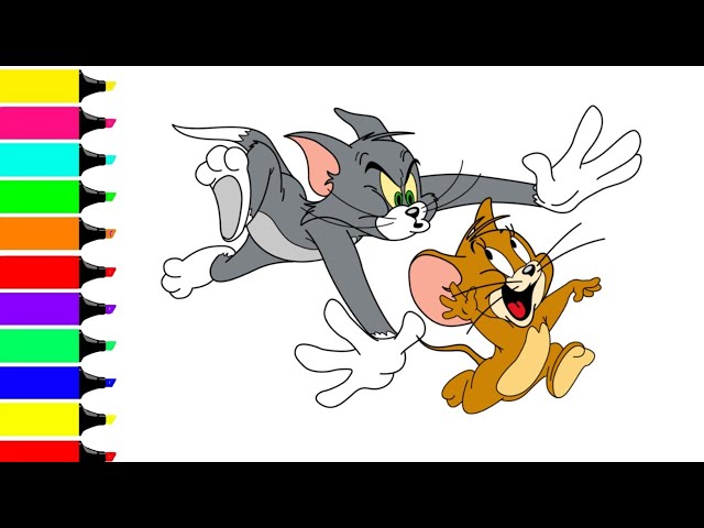 Laughing Tom And Jerry coloring page - Download, Print or Color Online for  Free