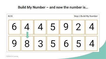 Primary maths games: How to play Build my number