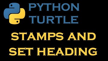 Python Turtle Graphics 5 # Copy Turtle Stamps