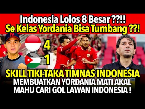 INDONESIA KE PEREMPAT FINAL PIALA ASIA U-23 - YORDANIA DIRUJAK DENGAN 4 GOL ! #indonesiavsyordania