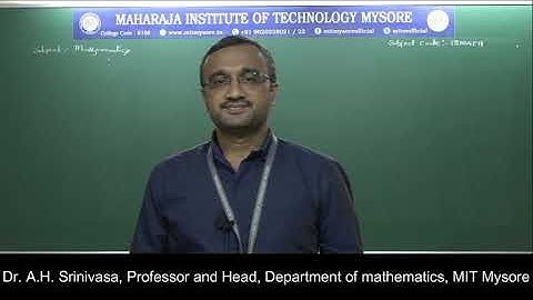 Calculus and Linear Algebra (18MAT11) / Mathematics / 1st sem / Module 1 / Polar curve(Session 1)