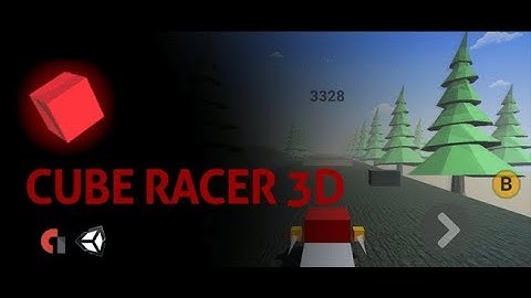 CUBE RACER 3D | CUBE RUSH | | Unity Source Code for Sale | sellmyapp.com