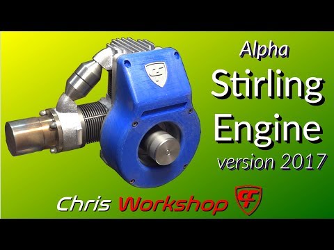 Stirling engine Alpha version 2017