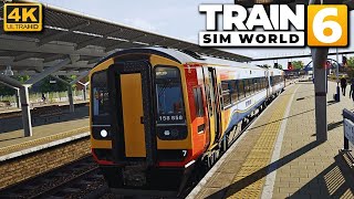 Train Sim World 6 PS5 Pro Gameplay - Midland Main Line - Class 158 EMT - Nottingham to Derby