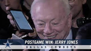 Jerry Jones Post Game: I'm Proud of Everyone Out There. It's a Good Feeling | Dallas Cowboys 2018