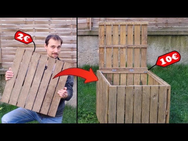 DIY : Comment fabriquer un composteur en palettes de bois ? - Cdiscount