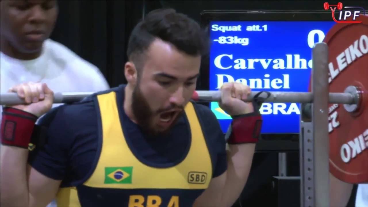 Даниэль Карвалью — 717,5 кг, 5-е место, 83 кг — Чемпионат мира IPF по классическому пауэрлифтингу...