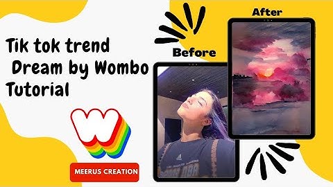 Tiktok trend dream by wombo tutorial. How to solve its problems.✨ #wombo #womboai