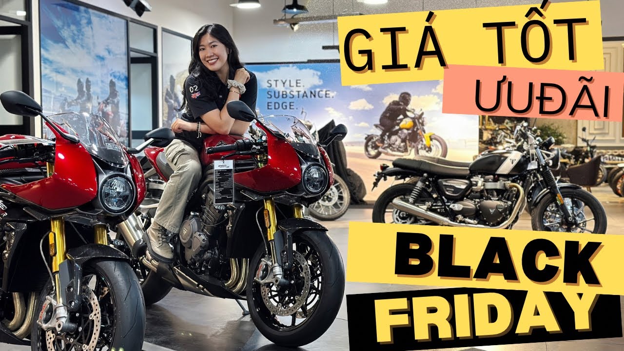 ƯU ĐÃI BLACK FRIDAY CÁC MẪU XE TRIUMPH- KTM- HUSQVANA | Triumph Quận 7 | Quỳnh Triumph #blackfriday