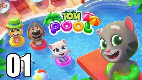 Talking Tom Pool - Puzzle Game - Mobile Android/iOS Gameplay #01