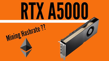 RTX A5000 Ethereum Mining Hashrate | PNY RTX A5000 | ETH Mining Hashrate | Nvidia RTX A5000