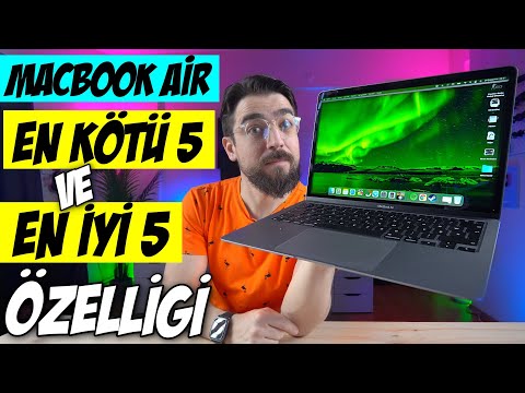 Video: MacBook Air 13'ün boyutları nedir?