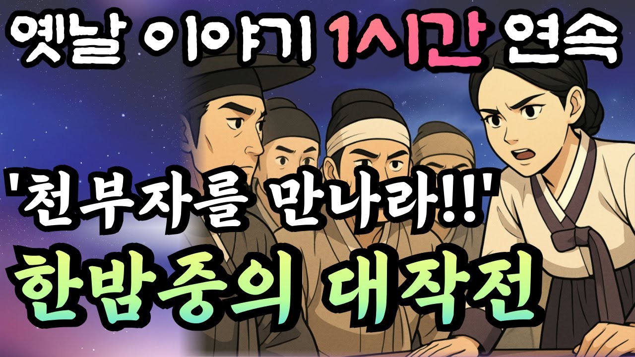 Outline Video 드디어 알게된 진실, 그리고 한밤중의 대작전! 황씨부인전 15화/🌛듣다보면 꿀잠드는 1시간 연속 옛날이야기/ 중간광고 없음/잘때 듣는 이야기,오디오북,꿀잠,전래동화