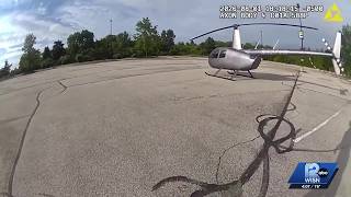 Pilot lands helicopter at Cabela’s parking lot in Richfield