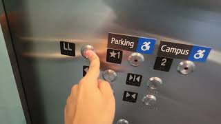 May 2023: 2015 KONE Monospace Traction Elevator | UW Activities and Recreation Center | Bothell WA