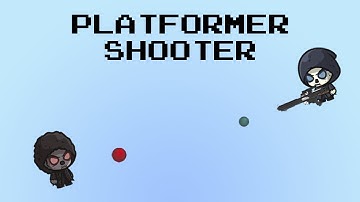 Video game made with pure python/pygame | Platformer Shooter