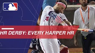 Bryce Harper belts 45 HRs en route to 2018 Derby win