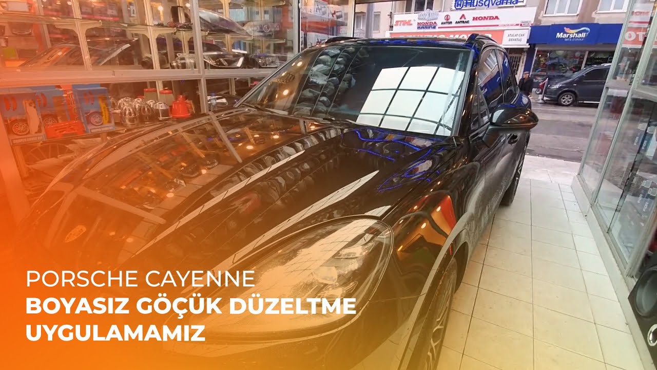 Porsche Cayenne // Boyasız Göçük Düzeltme Uygulamamız