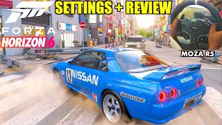 Forza Horizon 6 On Steering Wheel Is AMAZING + BEST Settings (Moza R5)